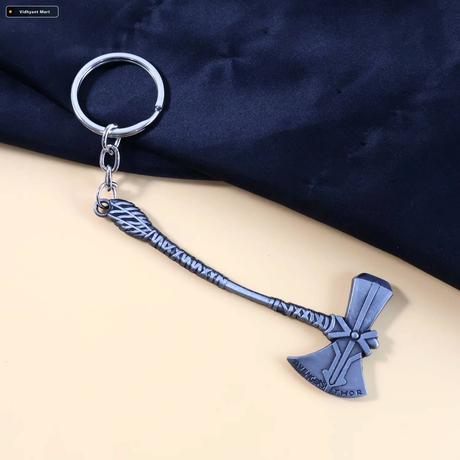 Vidhyant Mart Axe Keychain Durable Premium Metal 3d Design Acces 3