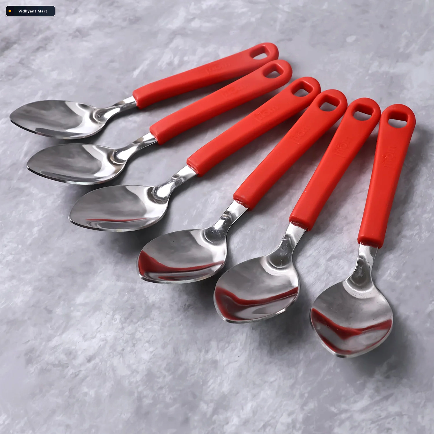 Vidhyant Mart Baby Feeding Spoon Set Durable Stainless Steel 6 P 2