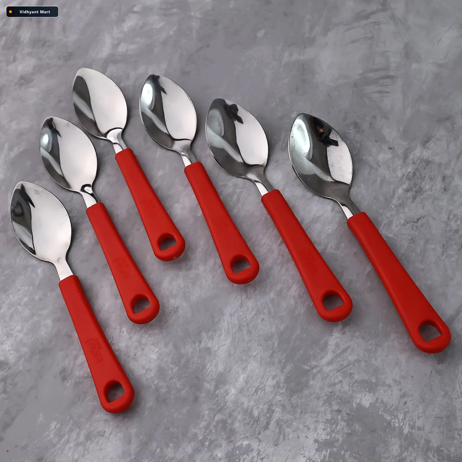 Vidhyant Mart Baby Feeding Spoon Set Durable Stainless Steel 6 P 4
