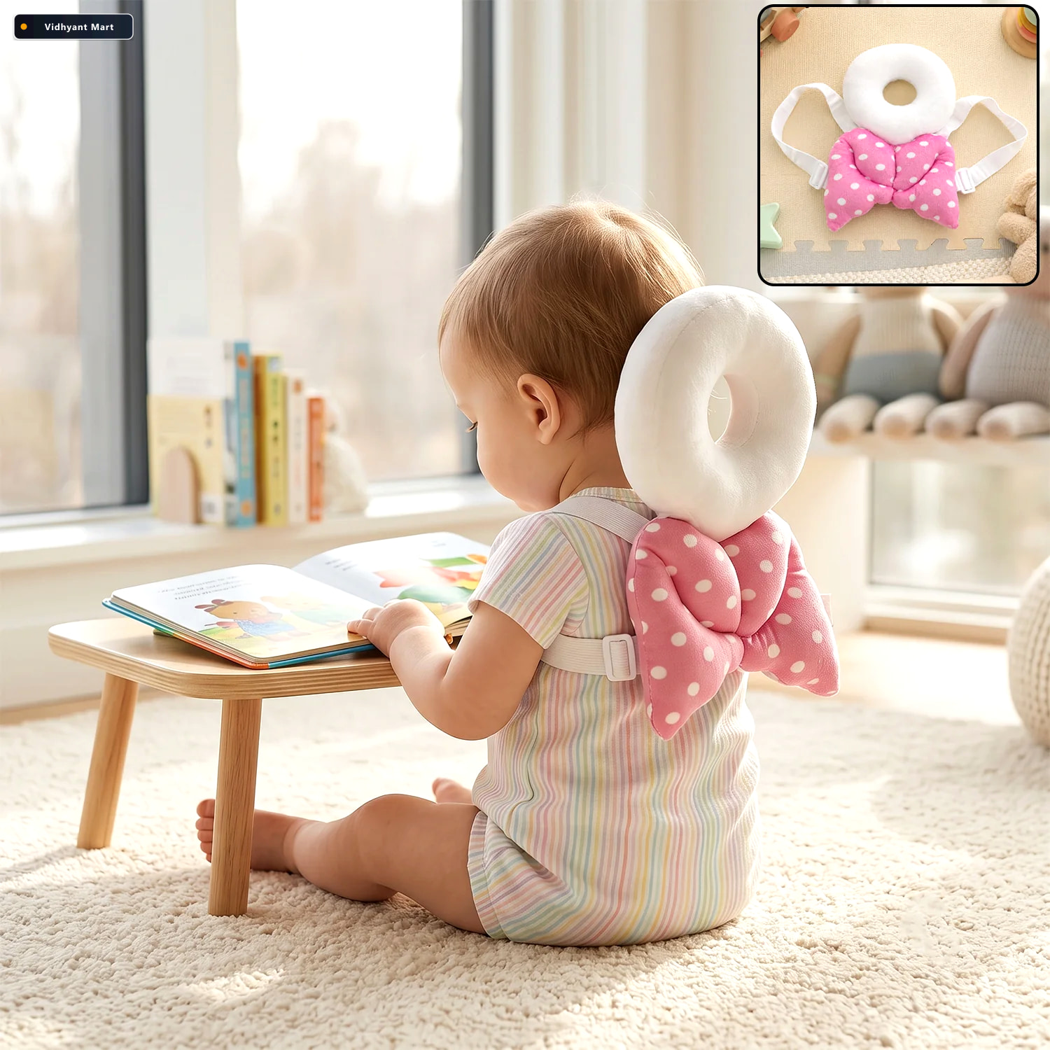 Vidhyant Mart Baby Head Protector Soft Safety Pad For Toddlers M 1