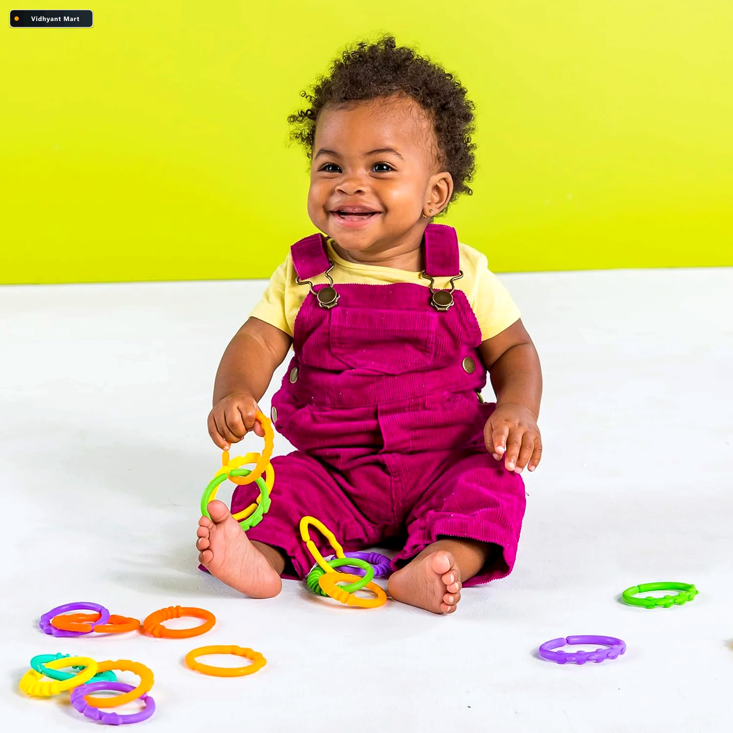 Vidhyant Mart Baby Learning Links 36 Pc Educational Toy Set For 2