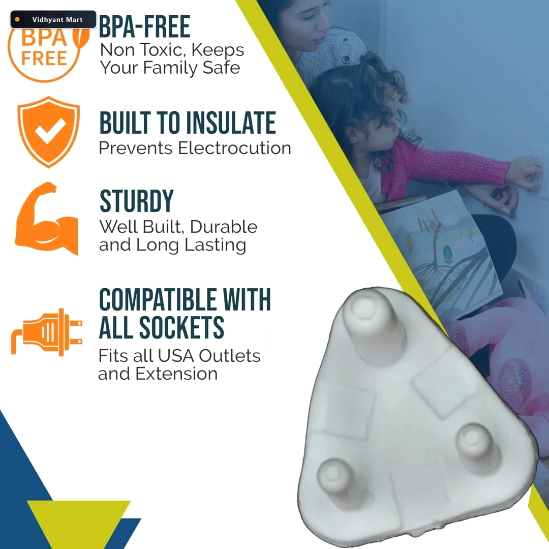 Vidhyant Mart Baby Safety Socket Cover Big Electric Plug Protect 1