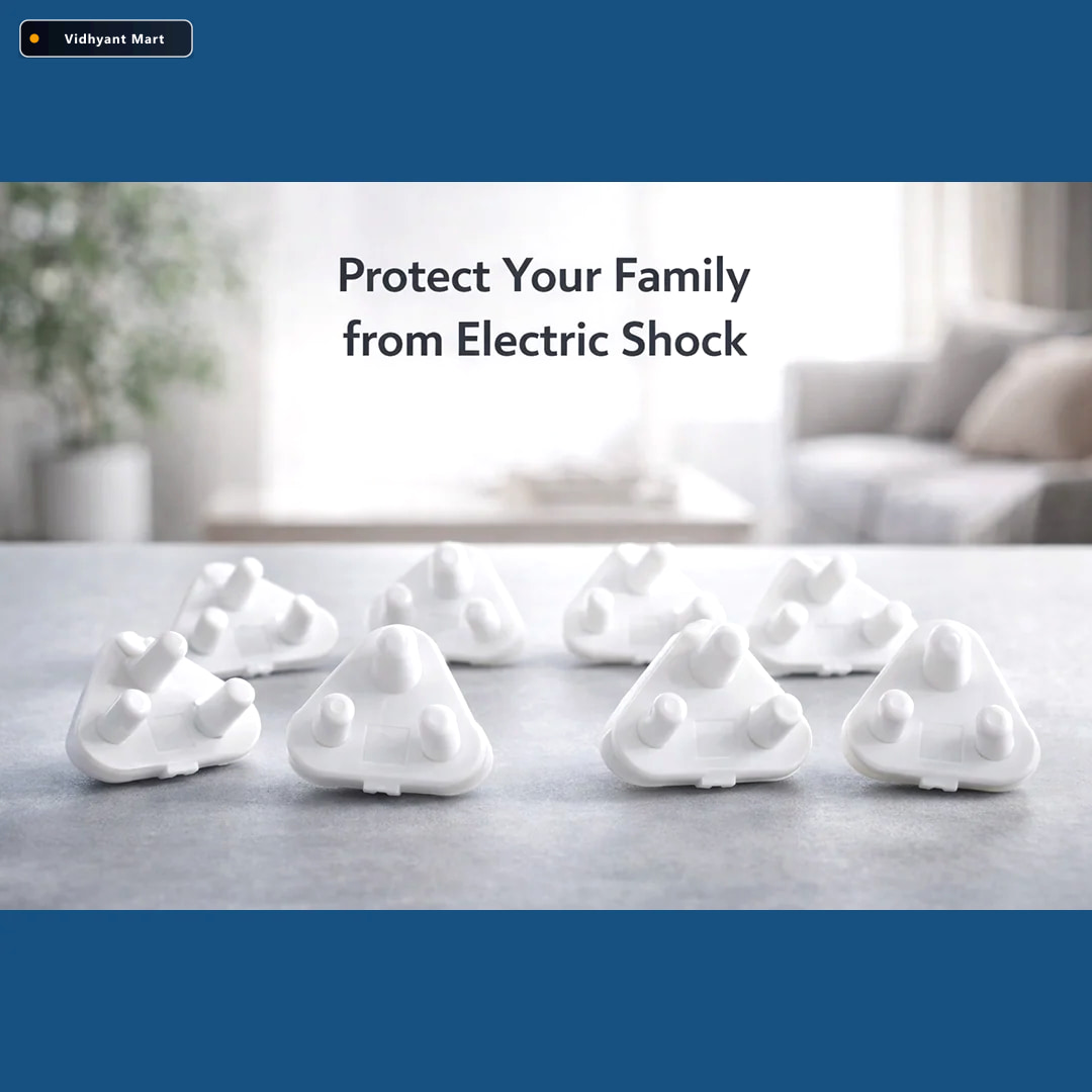 Vidhyant Mart Baby Safety Socket Cover Big Electric Plug Protect 3
