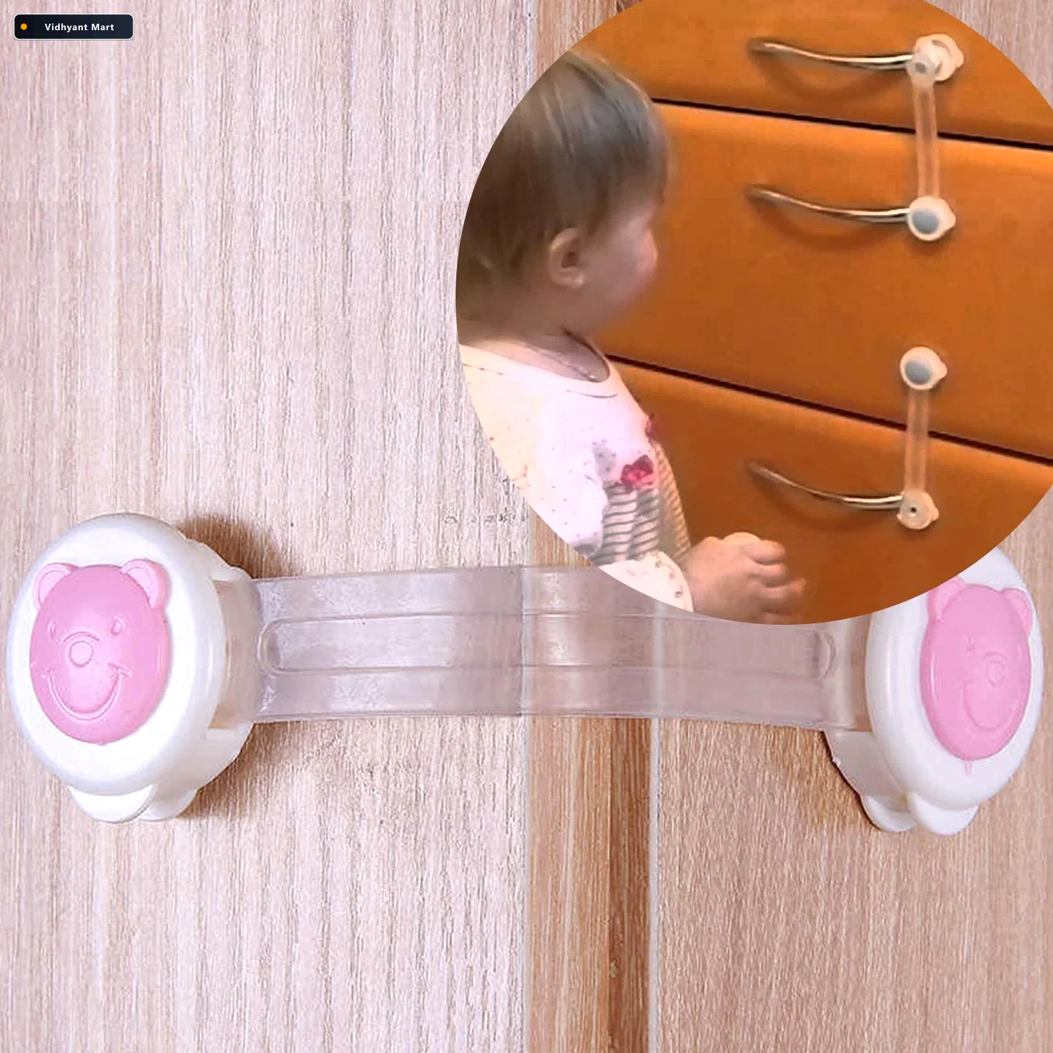 Vidhyant Mart Baby Safety Strap Lock Secure Easy Install Dollovi 2