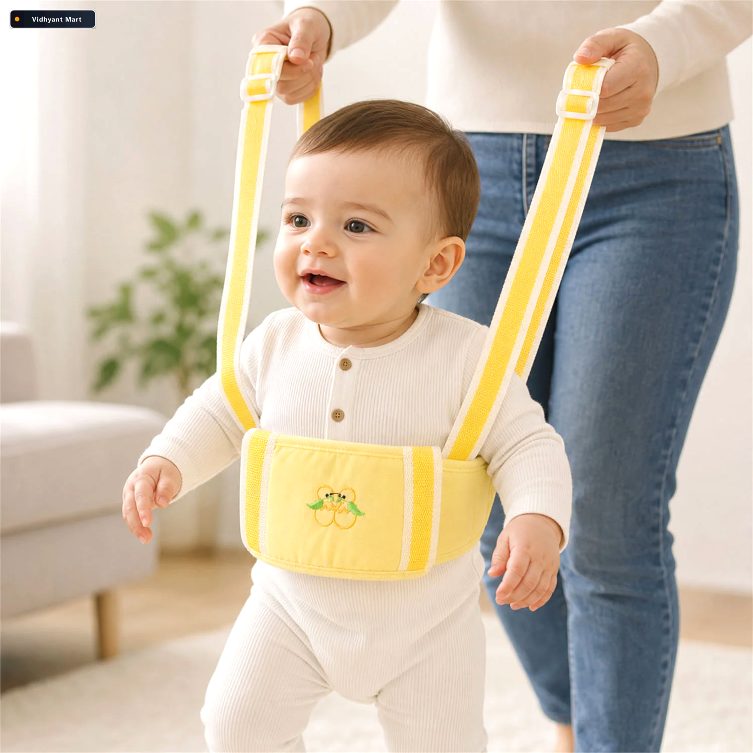 Vidhyant Mart Baby Walking Assistance Belt Soft Adjustable Suppo 1