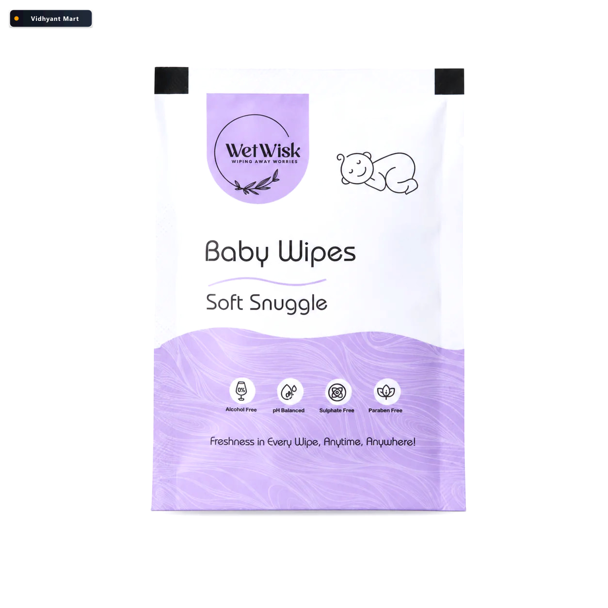 Vidhyant Mart Baby Wet Wipes Gentle Hypoallergenic Alcohol Free 1