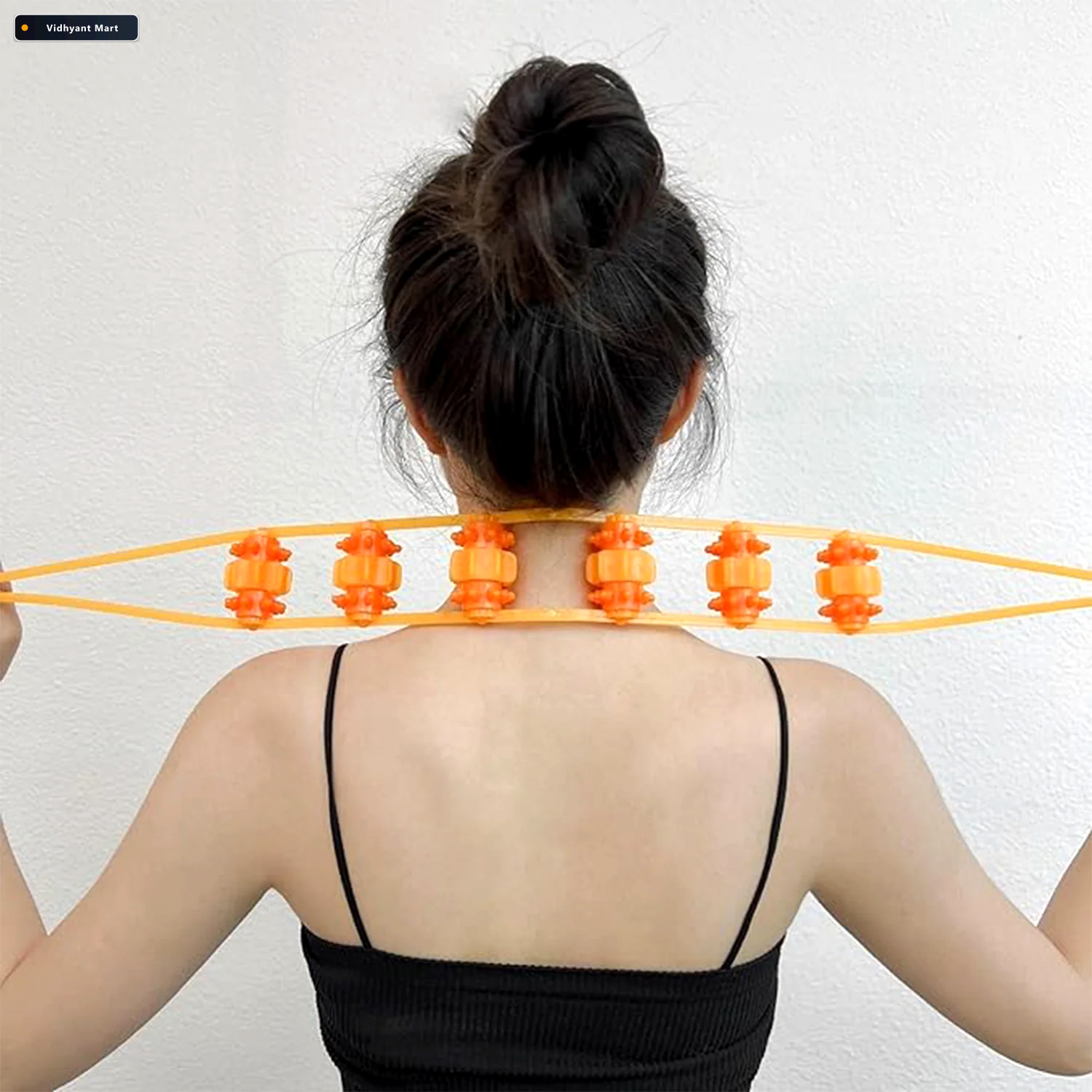 Vidhyant Mart Back Massage Roller Rope Manual Muscle Relief For 1