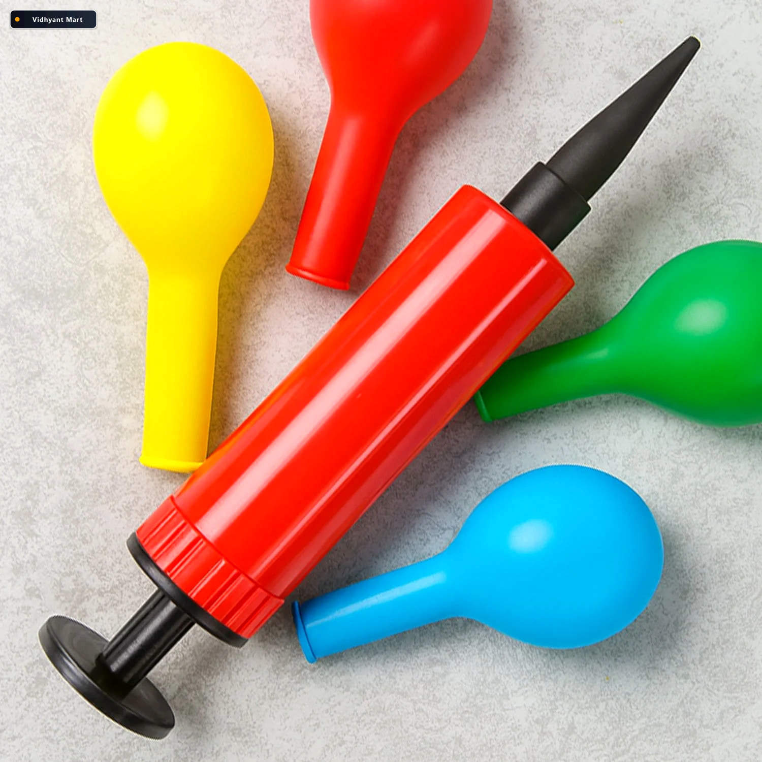Vidhyant Mart Balloon Air Pump Manual Dual Action Easy Inflation 2