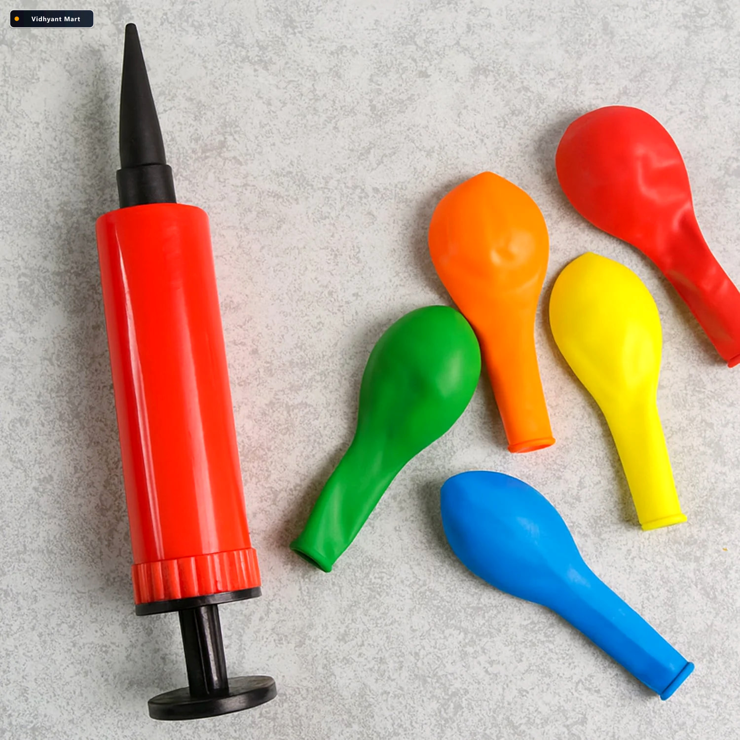 Vidhyant Mart Balloon Air Pump Manual Dual Action Easy Inflation 3