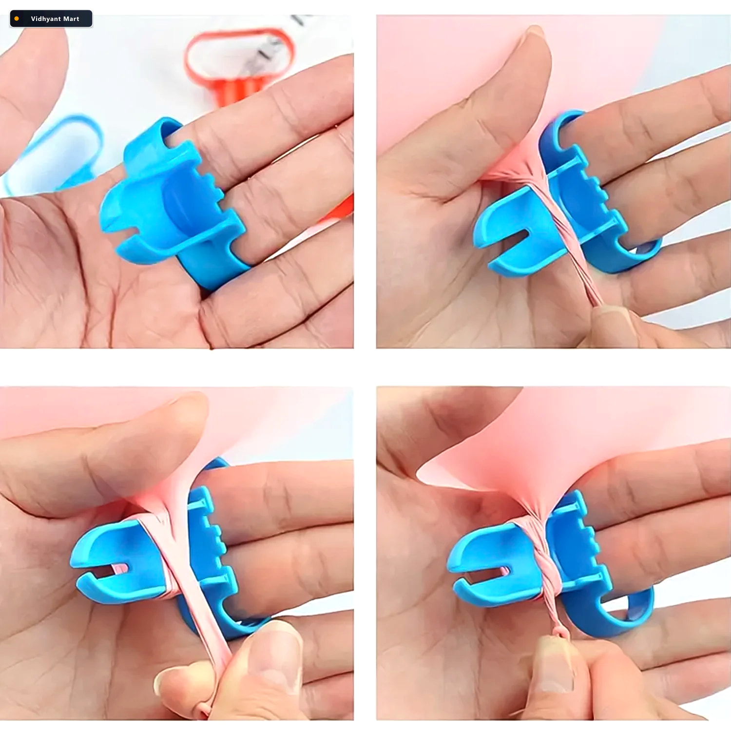 Vidhyant Mart Balloon Tying Tool Set Ergonomic 5 Piece Party Acc 3