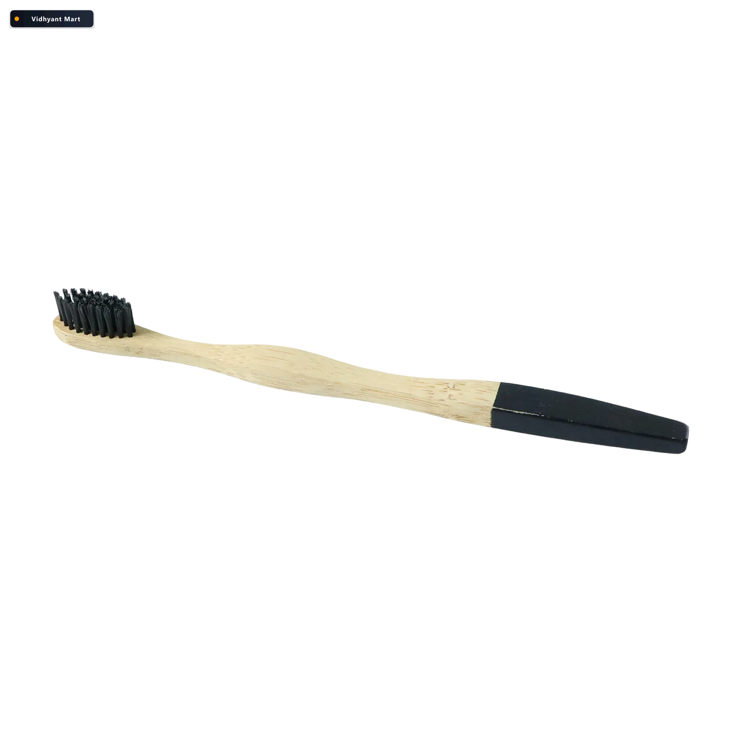 Vidhyant Mart Bamboo Toothbrush Eco Friendly Soft Charcoal Brist 1