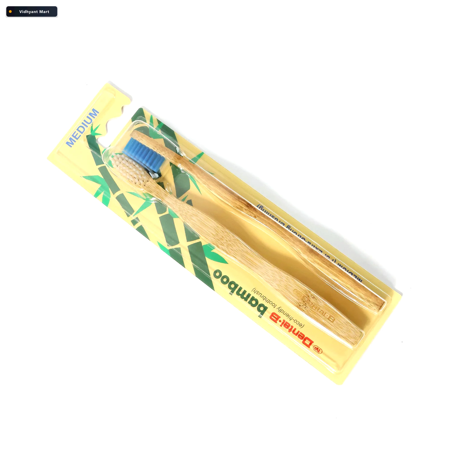 Vidhyant Mart Bamboo Toothbrush Twin Pack Eco Friendly Daily Ora 4
