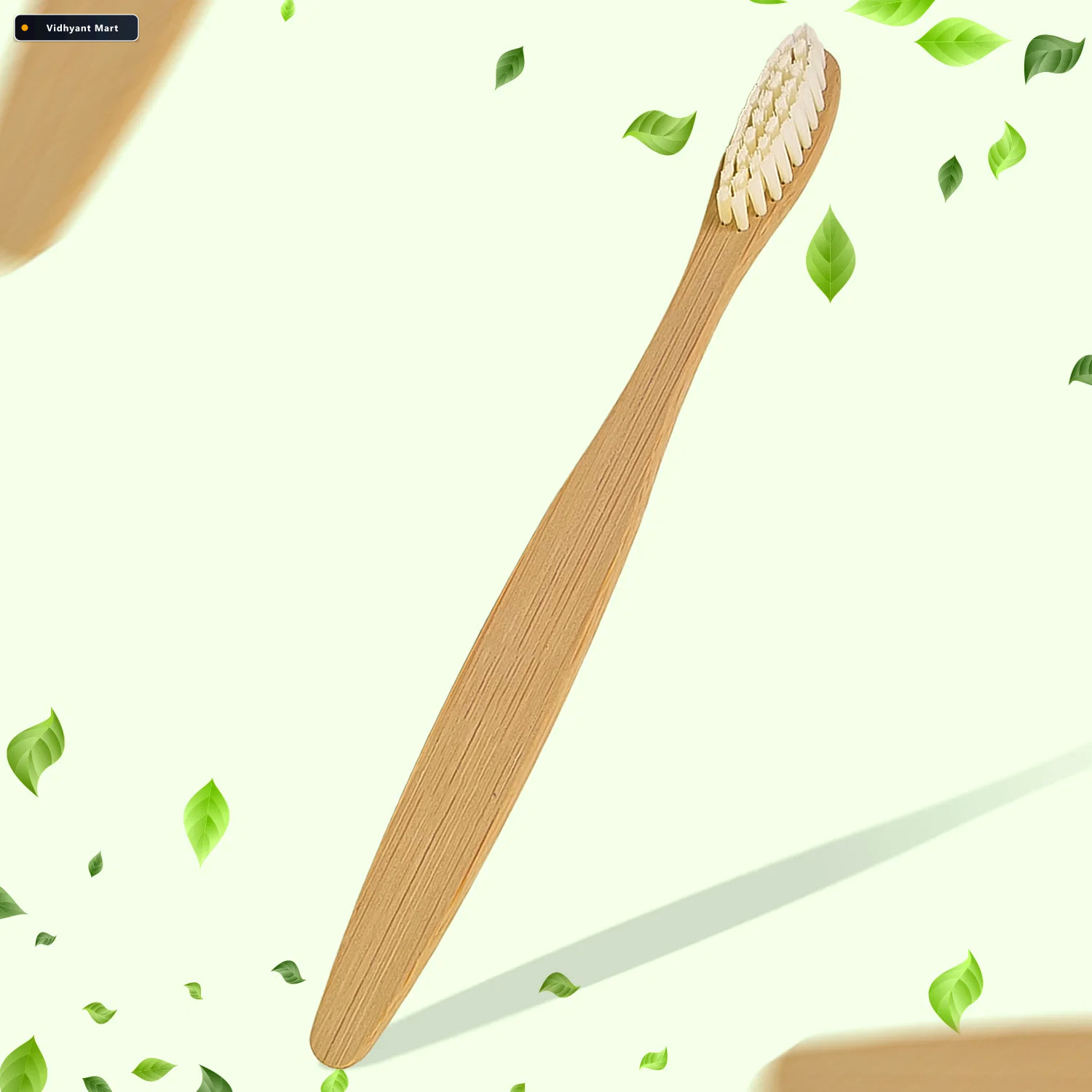 Vidhyant Mart Bamboo Toothbrush Ultra Soft Bristles For Gentle C 1