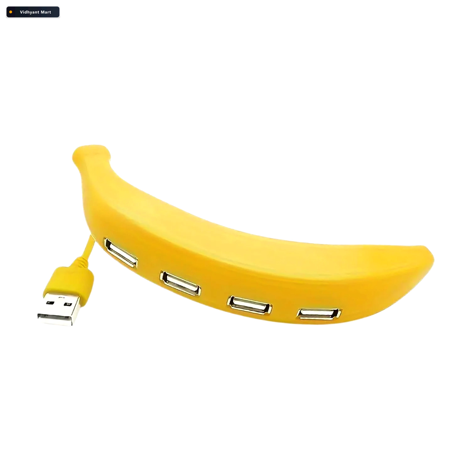 Vidhyant Mart Banana Shape Usb Hub 4 Port 20 Splitter Wiregenix 4