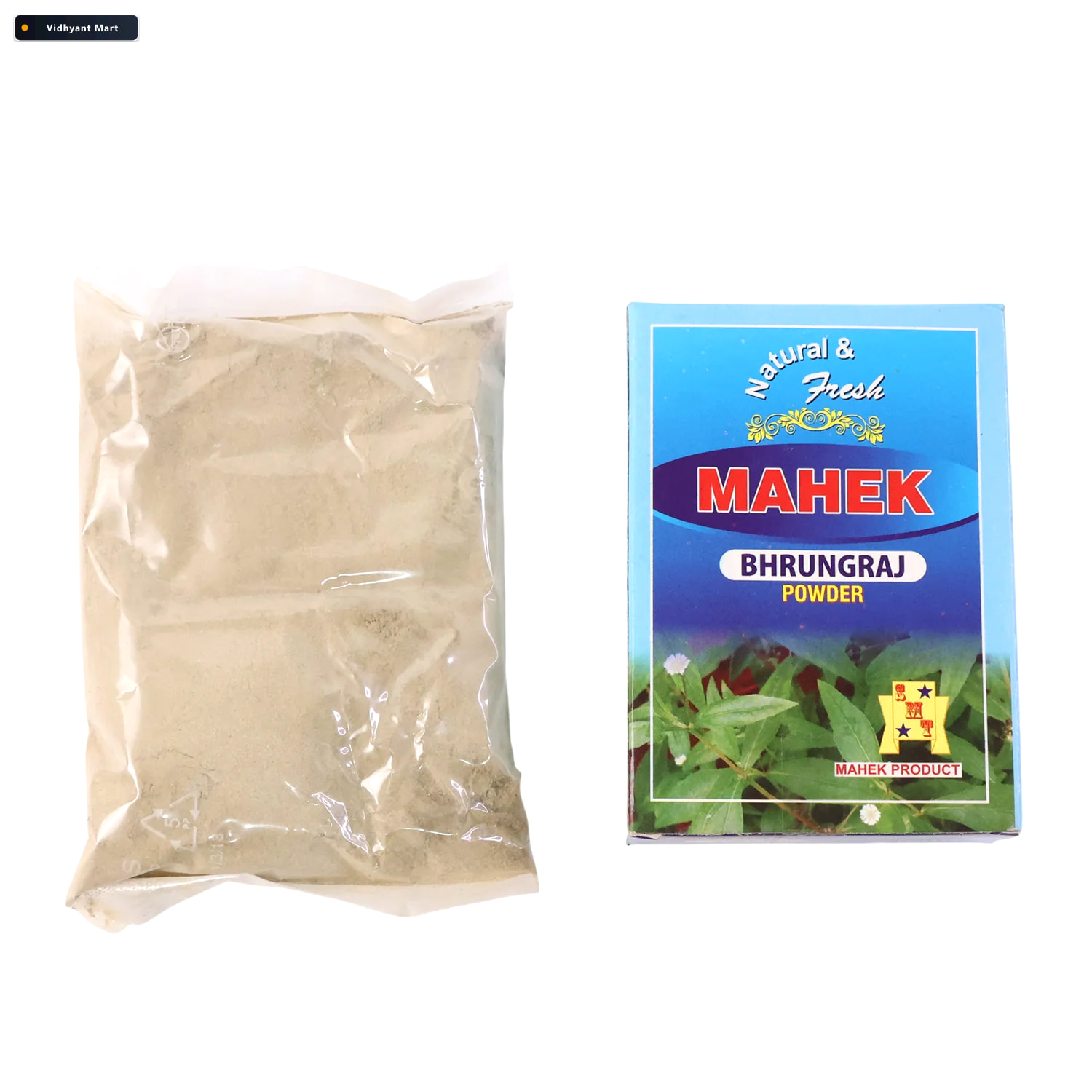 Vidhyant Mart Bhringraj Powder Natural Herbal Hair Care Powder 8 4