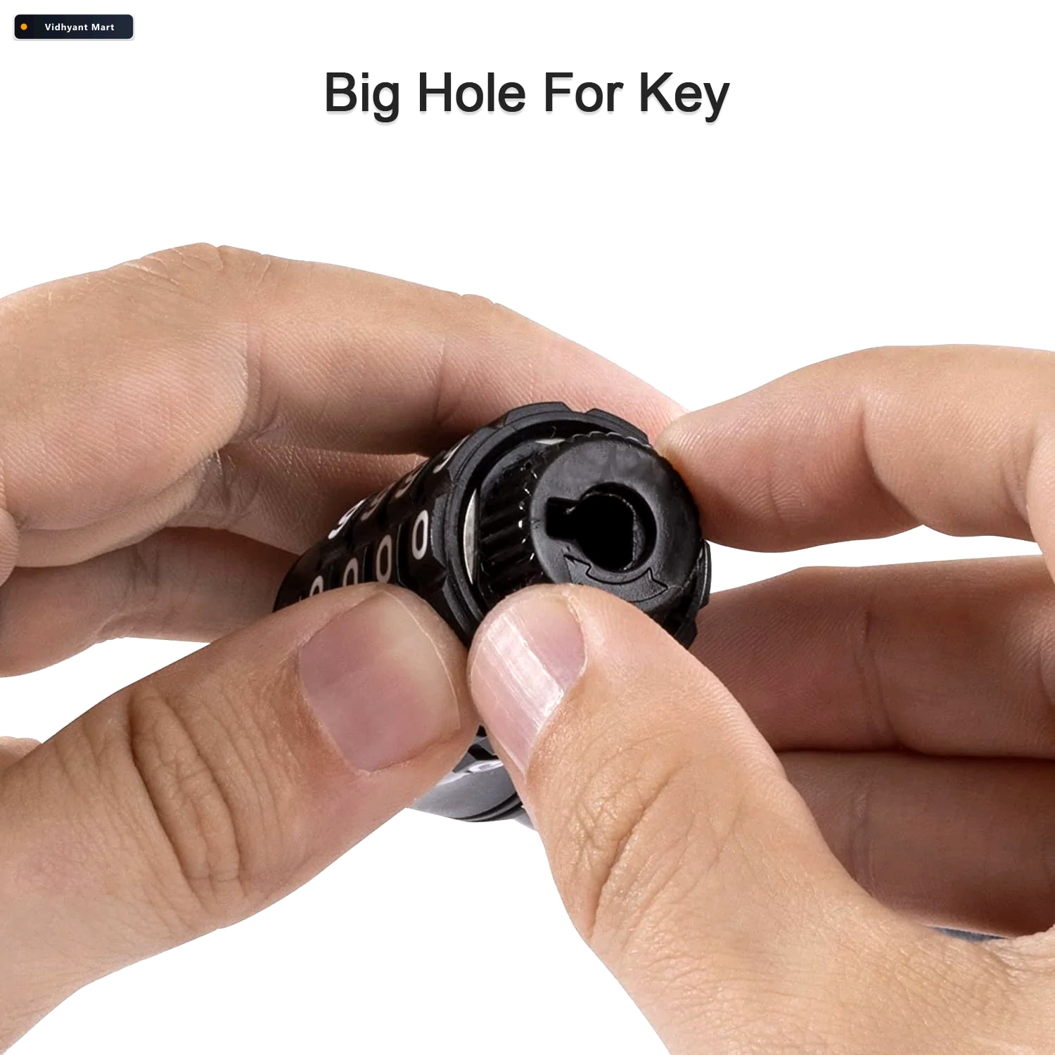 Vidhyant Mart Bicycle Cable Lock Heavy Duty 4 Dial Combination M 4