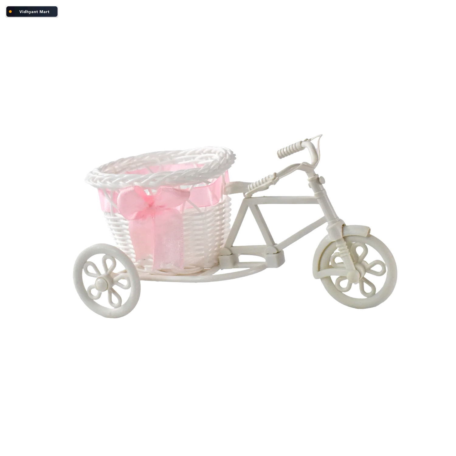 Vidhyant Mart Bicycle Flower Pot Stand Lightweight Plastic Home 4
