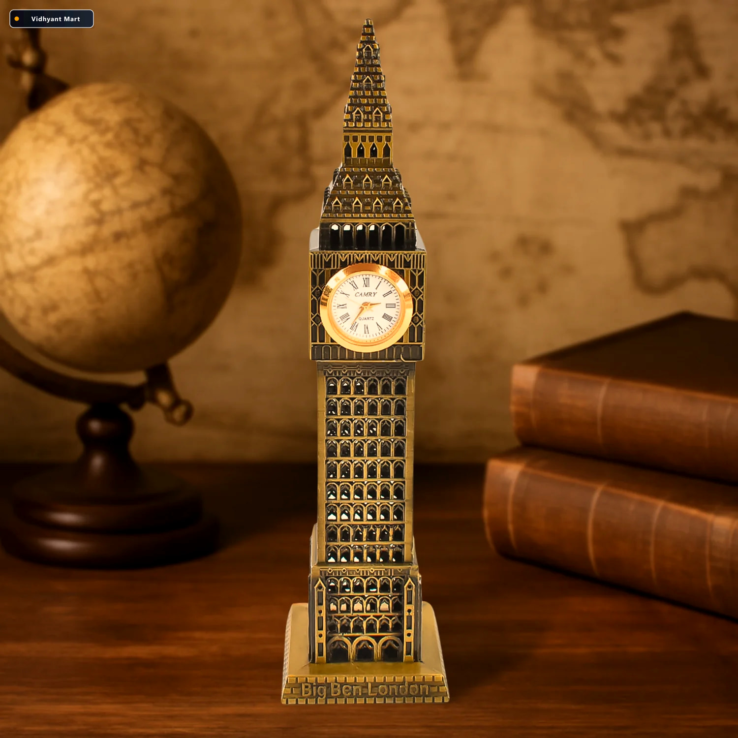 Vidhyant Mart Big Ben Miniature Metal Statue Elegant Home Decor 1