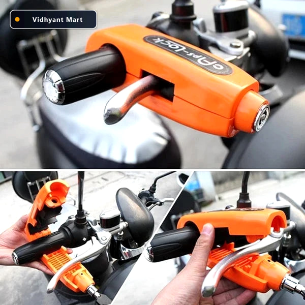 Vidhyant Mart Bike Brake Lock Heavy Duty Anti Theft Security Rac 1