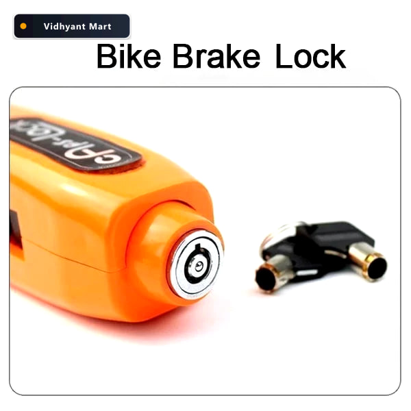 Vidhyant Mart Bike Brake Lock Heavy Duty Anti Theft Security Rac 2
