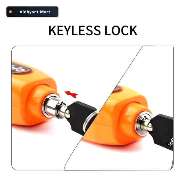 Vidhyant Mart Bike Brake Lock Heavy Duty Anti Theft Security Rac 4