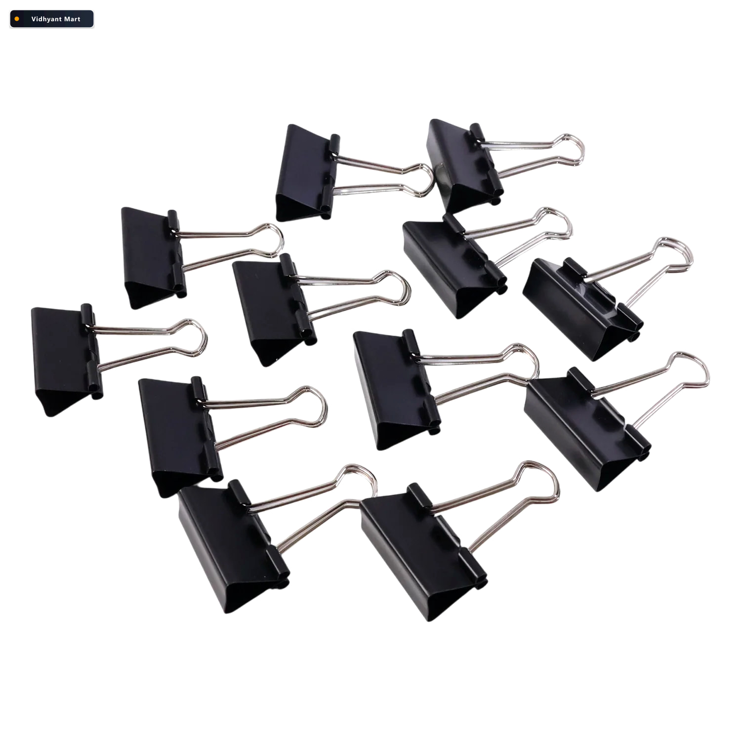 Vidhyant Mart Binder Clips 32mm Heavy Duty Strong Metal Clips 12 4
