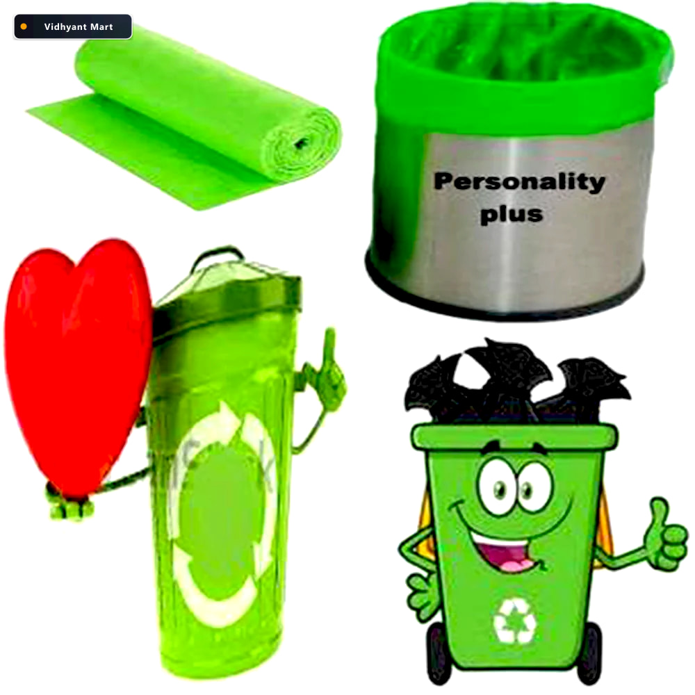 Vidhyant Mart Biodegradable Garbage Bags 24x32 Inch Eco Friendly 3