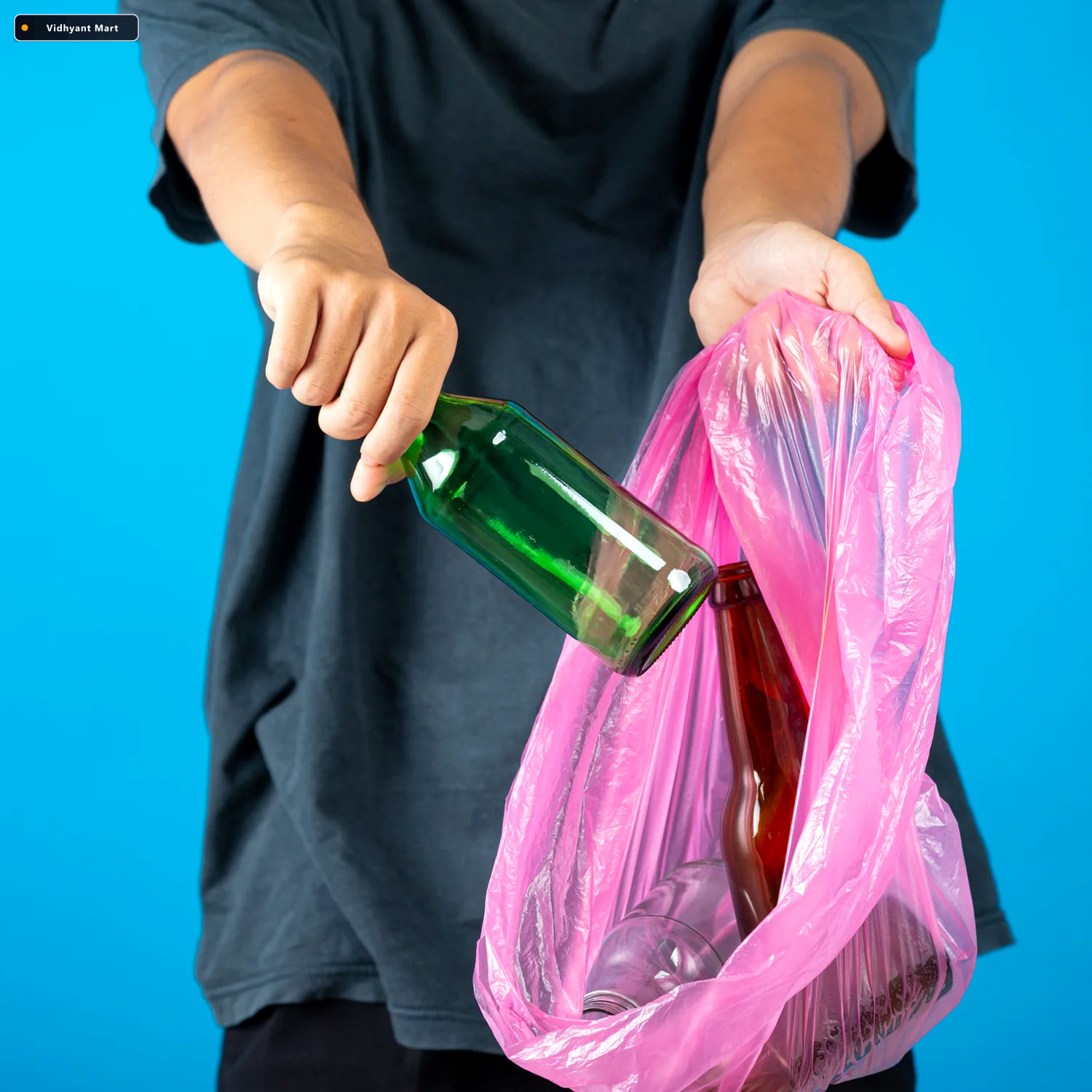Vidhyant Mart Biodegradable Garbage Bags Durable Leak Proof 45x4 2