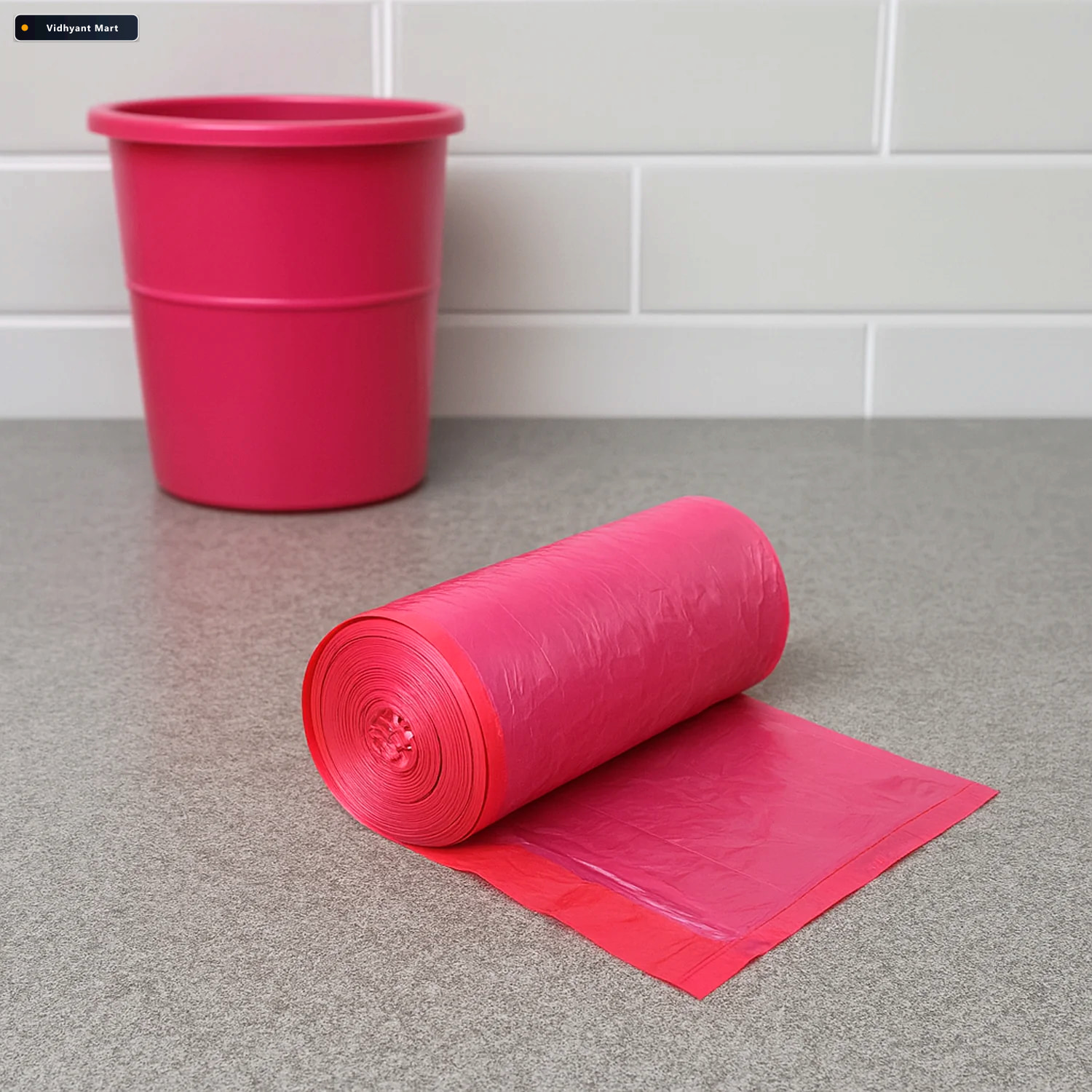 Vidhyant Mart Biodegradable Garbage Bags Durable Leak Proof 45x4 3