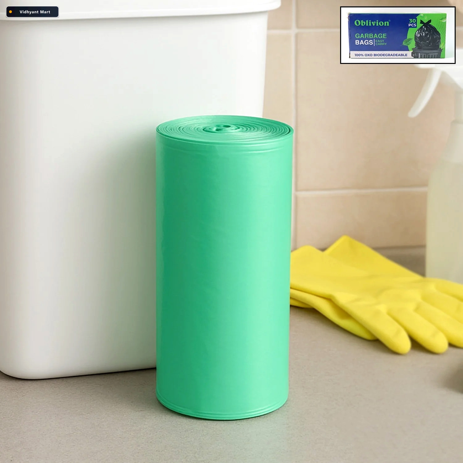 Vidhyant Mart Biodegradable Garbage Bags Eco Friendly Durable 19 2