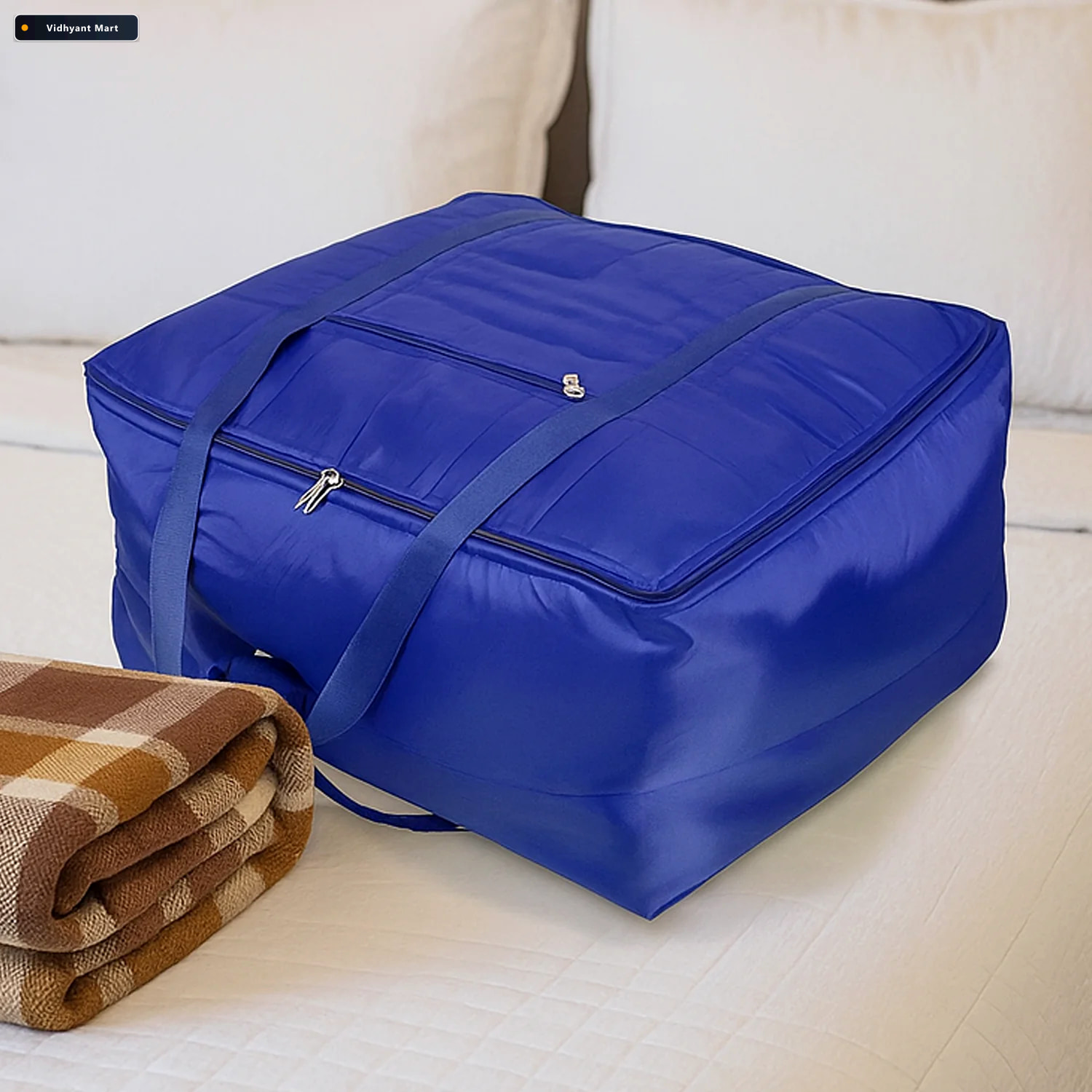 Vidhyant Mart Blanket Storage Bag Large 60x47x33 Cm Organizer 1