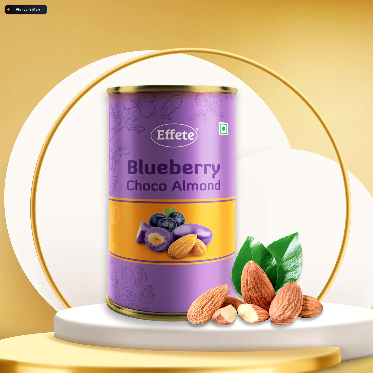 Vidhyant Mart Blueberry Almond Chocolate Crunchy Smooth Delight 1