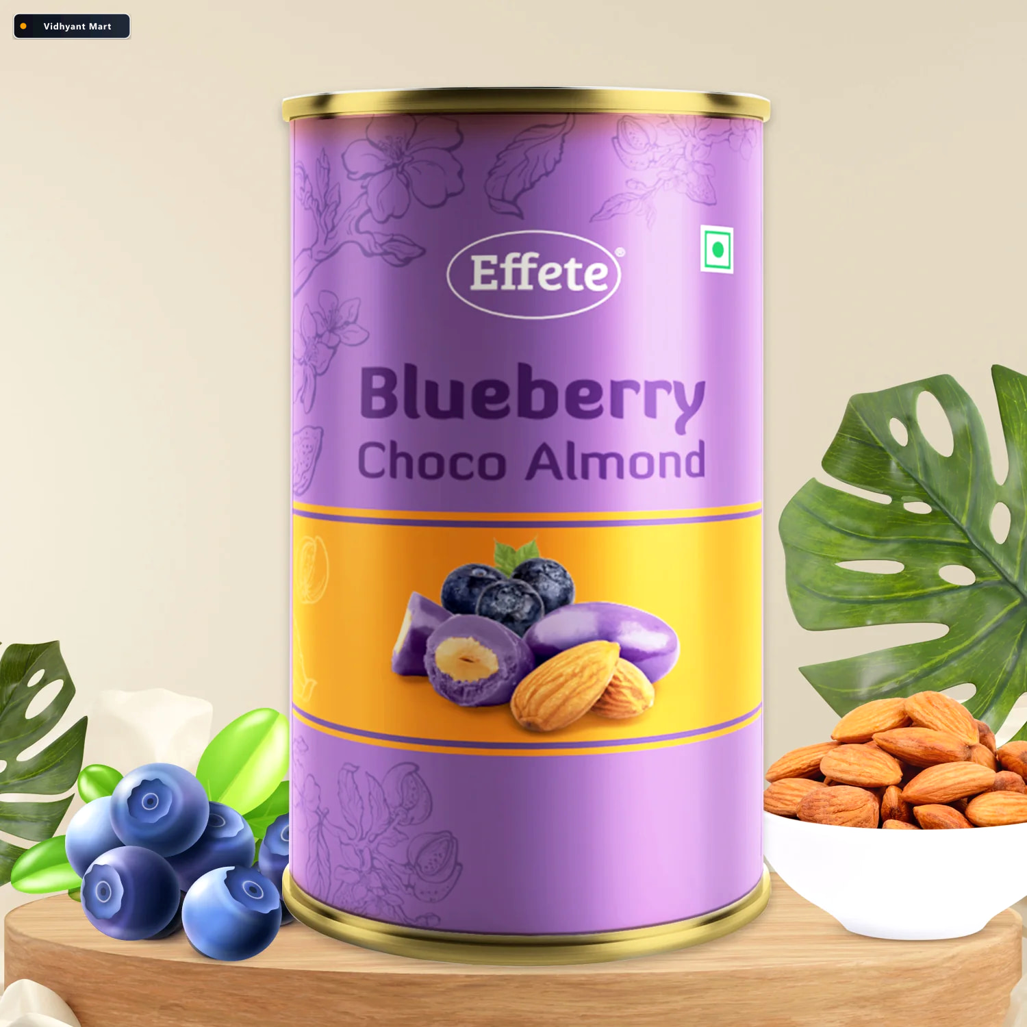 Vidhyant Mart Blueberry Almond Chocolate Crunchy Smooth Delight 2