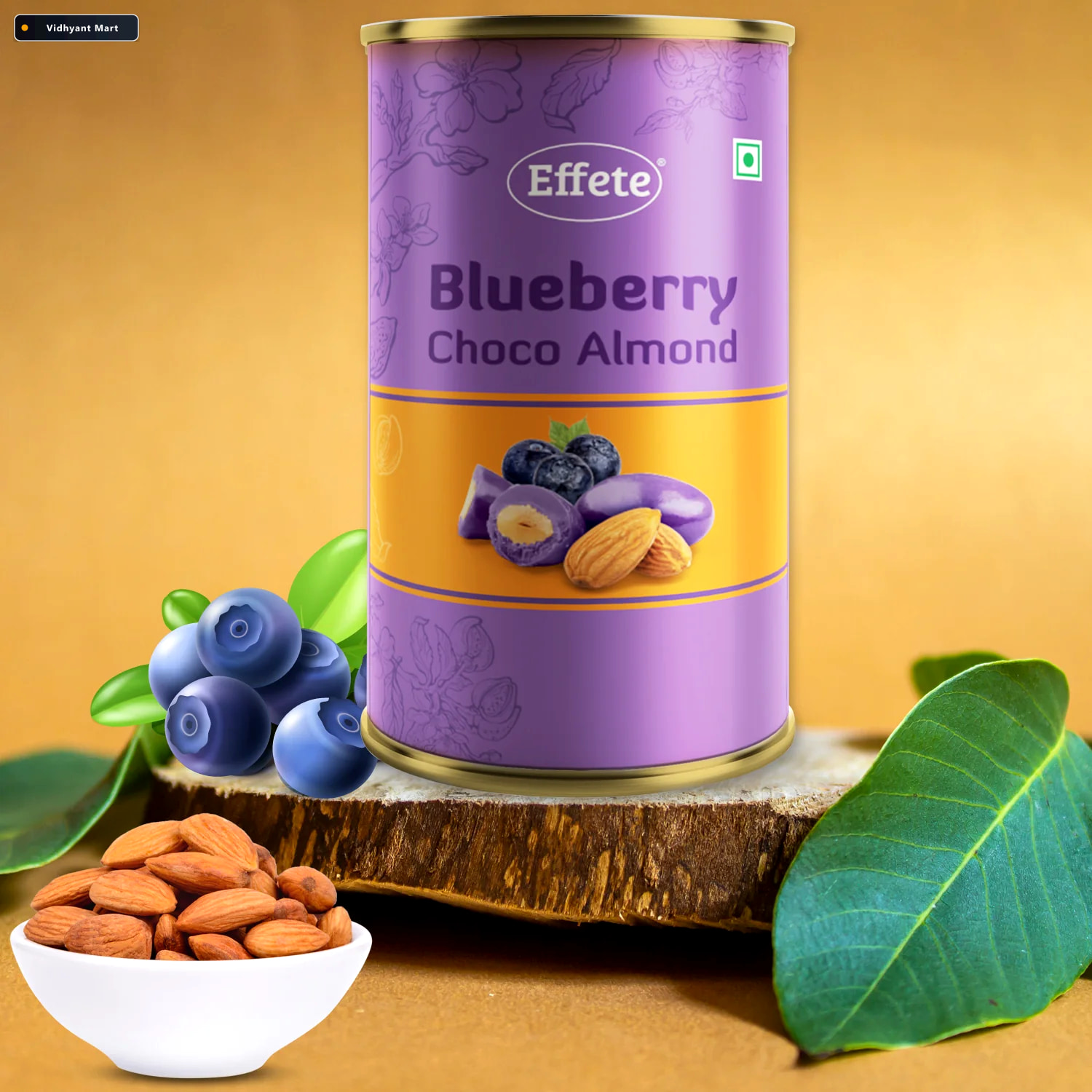 Vidhyant Mart Blueberry Almond Chocolate Crunchy Smooth Delight 4