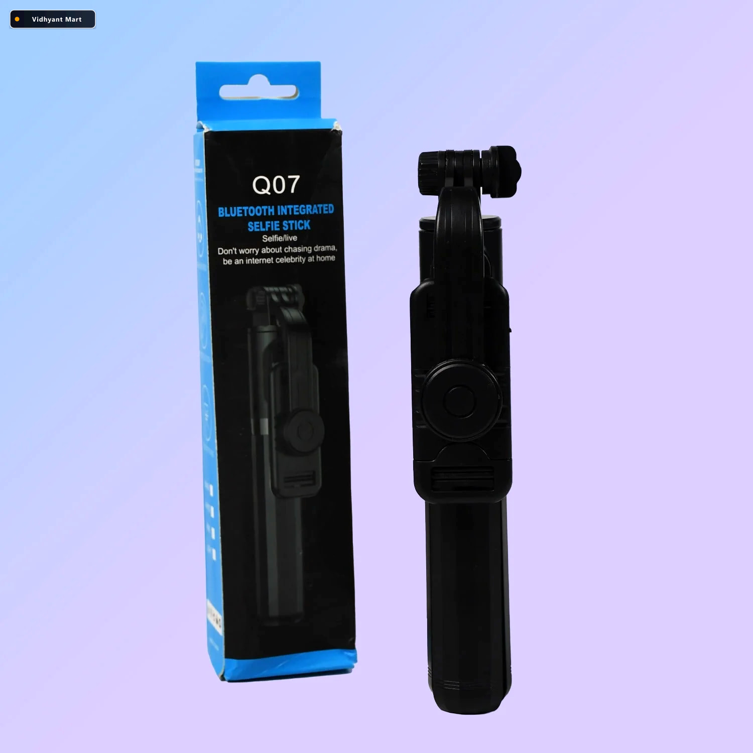 Vidhyant Mart Bluetooth Selfie Stick Extendable Phone Tripod Sta 3