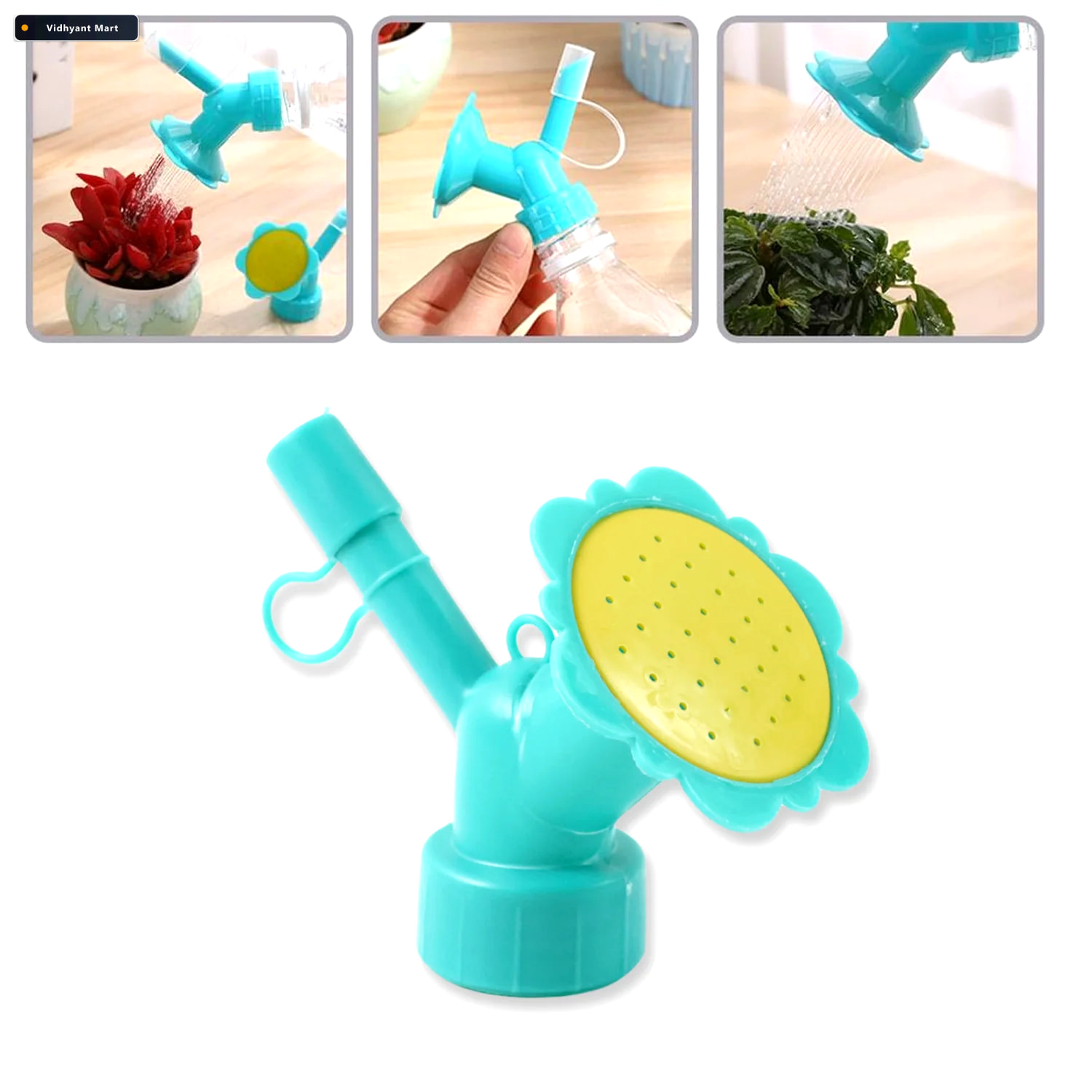 Vidhyant Mart Bottle Sprinkler Head Nozzle Universal Plastic Flo 2