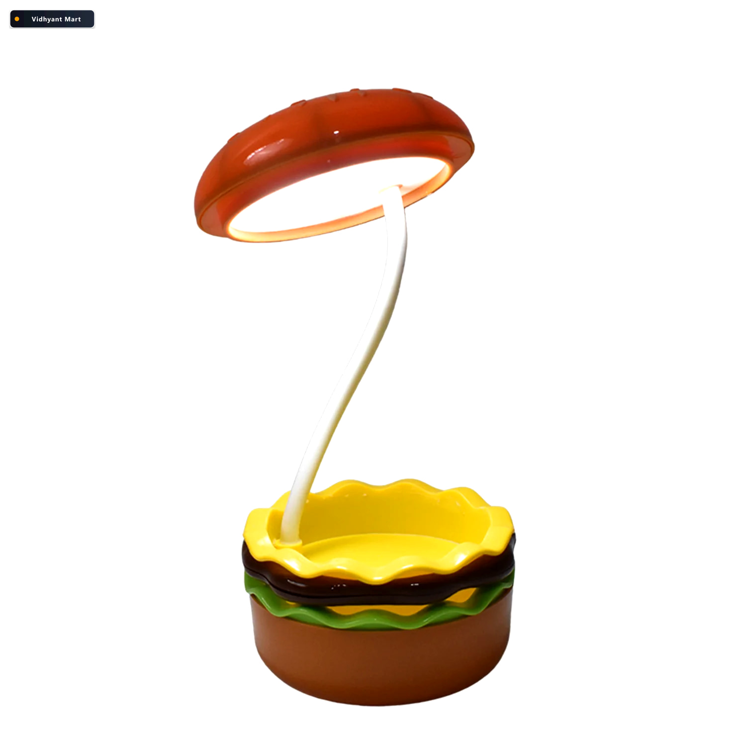 Vidhyant Mart Burger Delight Folding Led Lamp Adjustable Recharg 4