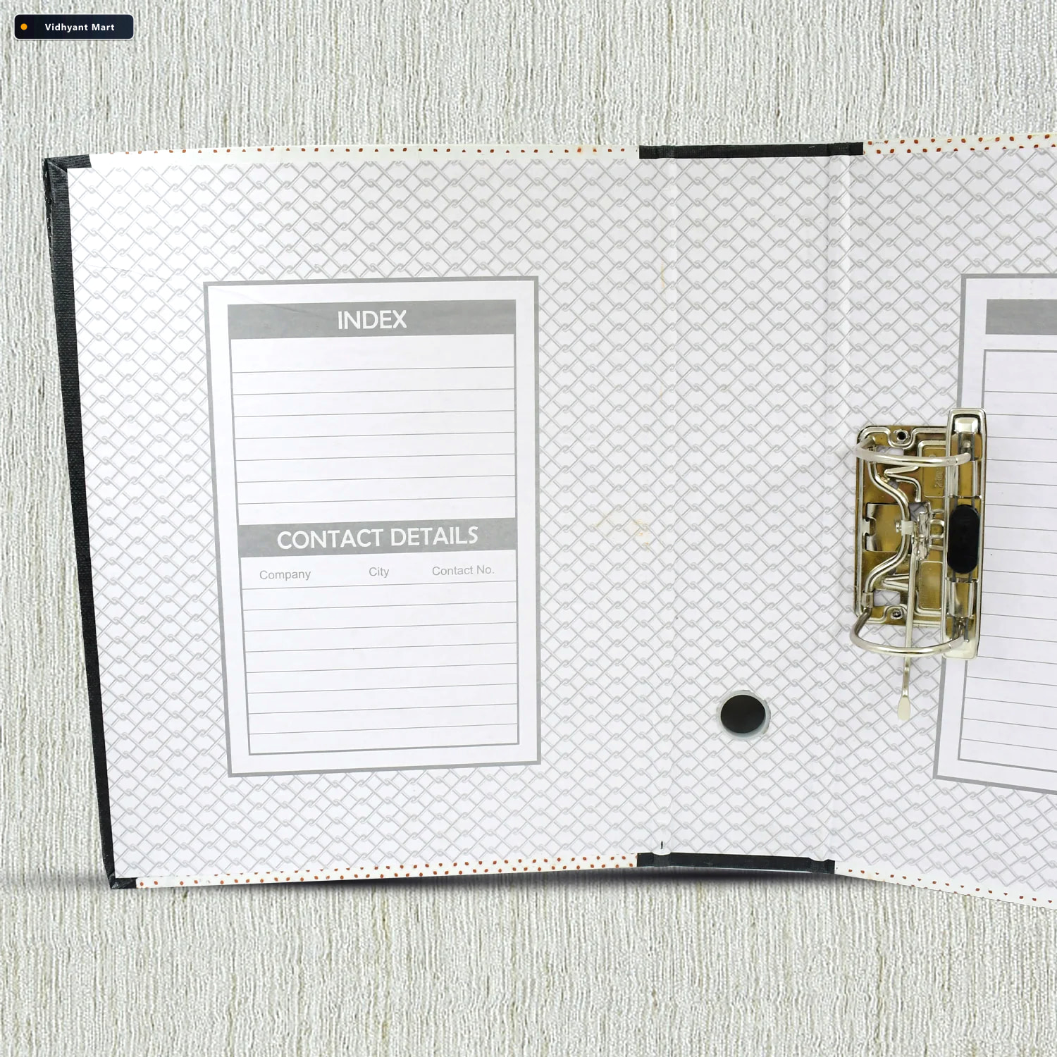 Vidhyant Mart Button Clip Box File A4 Document Organizer Folderi 2