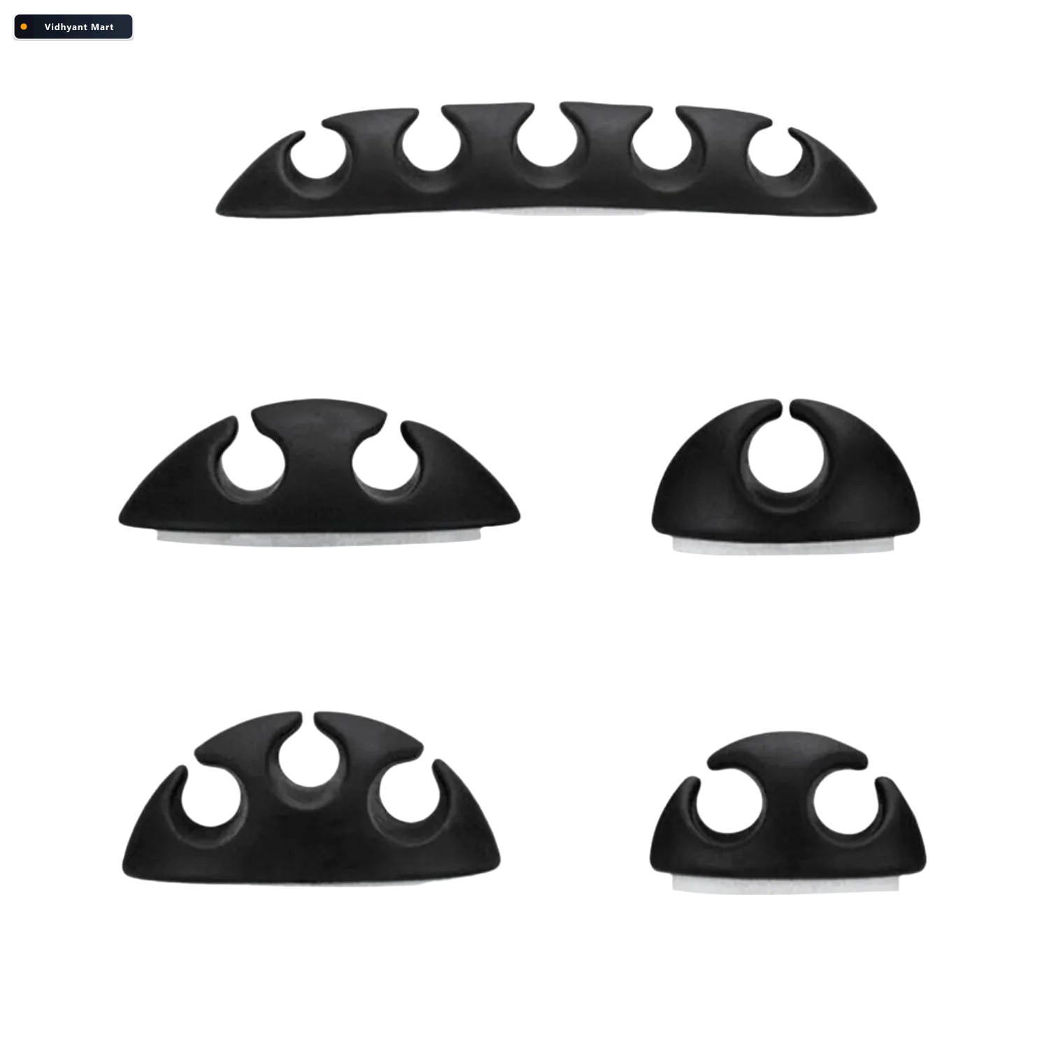 Vidhyant Mart Cable Clips Multi Purpose Wire Holder For Desk Hom 3