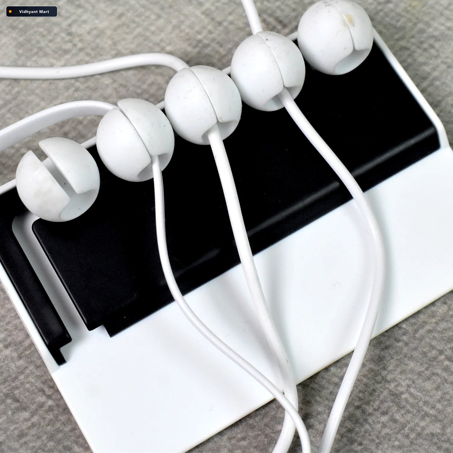 Vidhyant Mart Cable Management Clip Keep Wires Neat Clutter Free 4