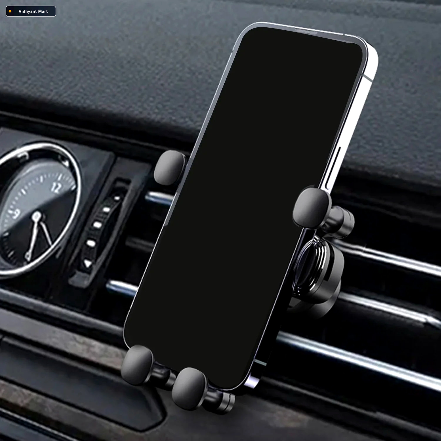 Vidhyant Mart Car Air Vent Phone Holder 360 Rotation Secure Grip 2