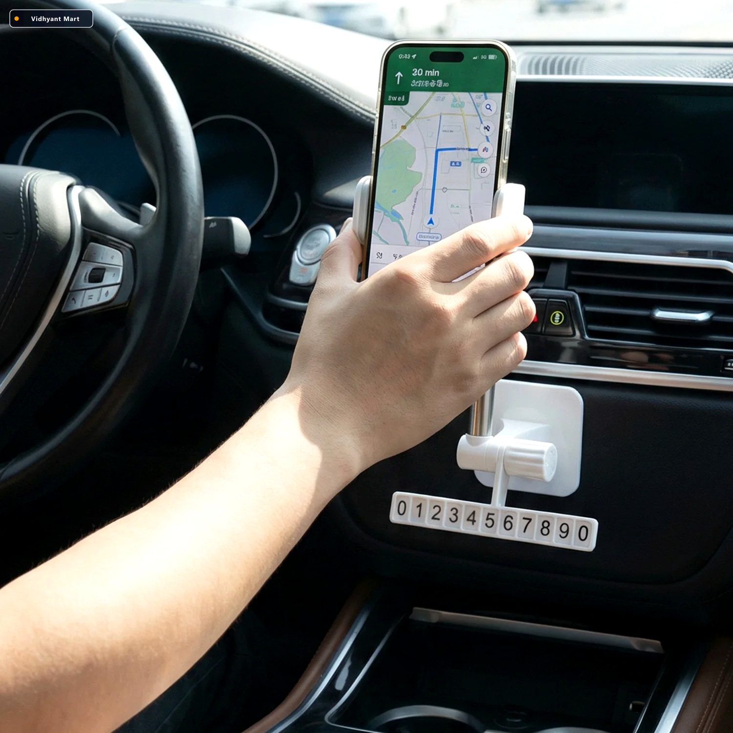 Vidhyant Mart Car Dashboard Mobile Phone Holder Adjustable 360 R 2