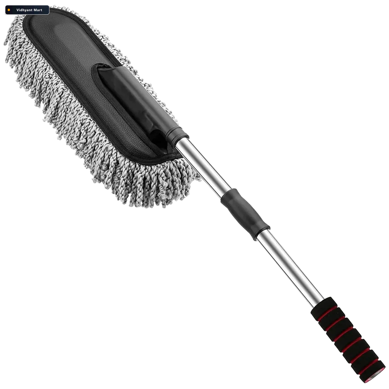 Vidhyant Mart Car Duster Retractable Handle Microfiber Velvet Wh 3