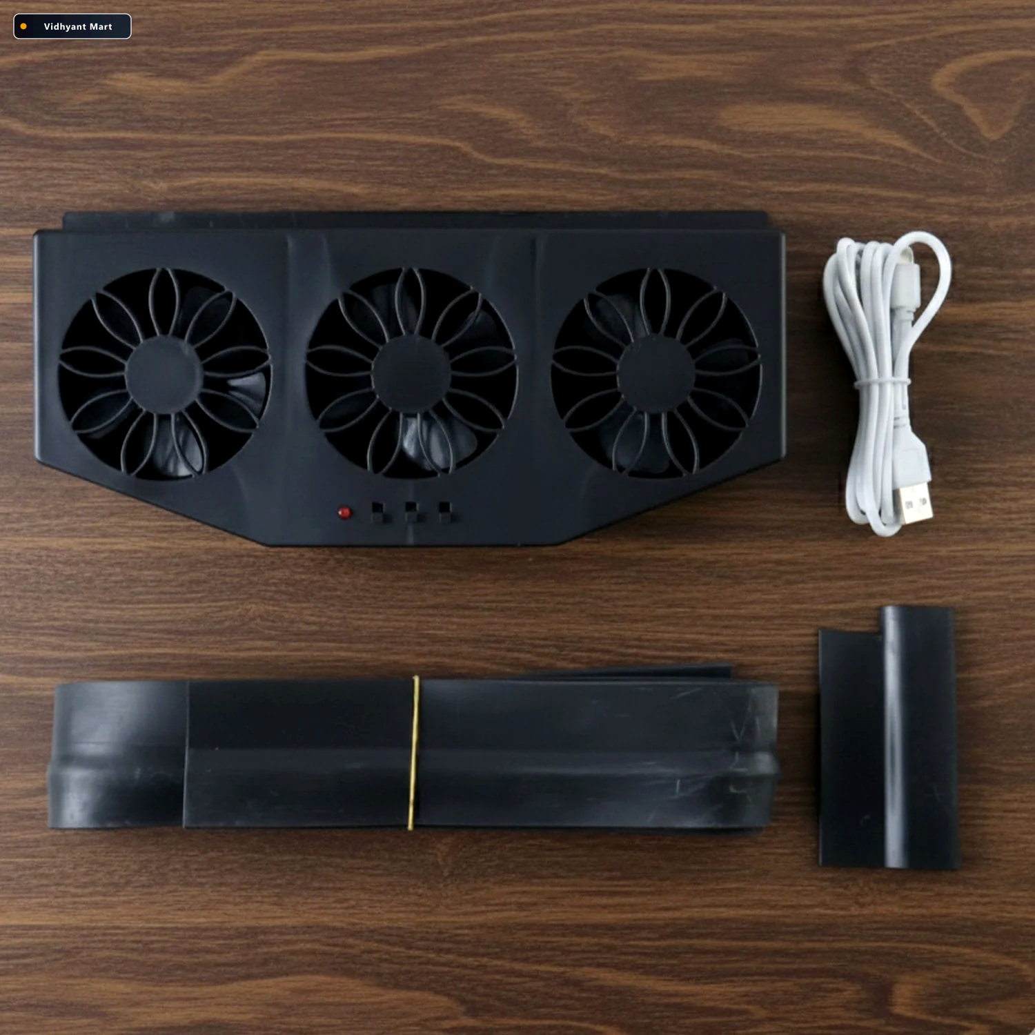 Vidhyant Mart Car Exhaust Ventilation System Triple Fan Plug Pla 2