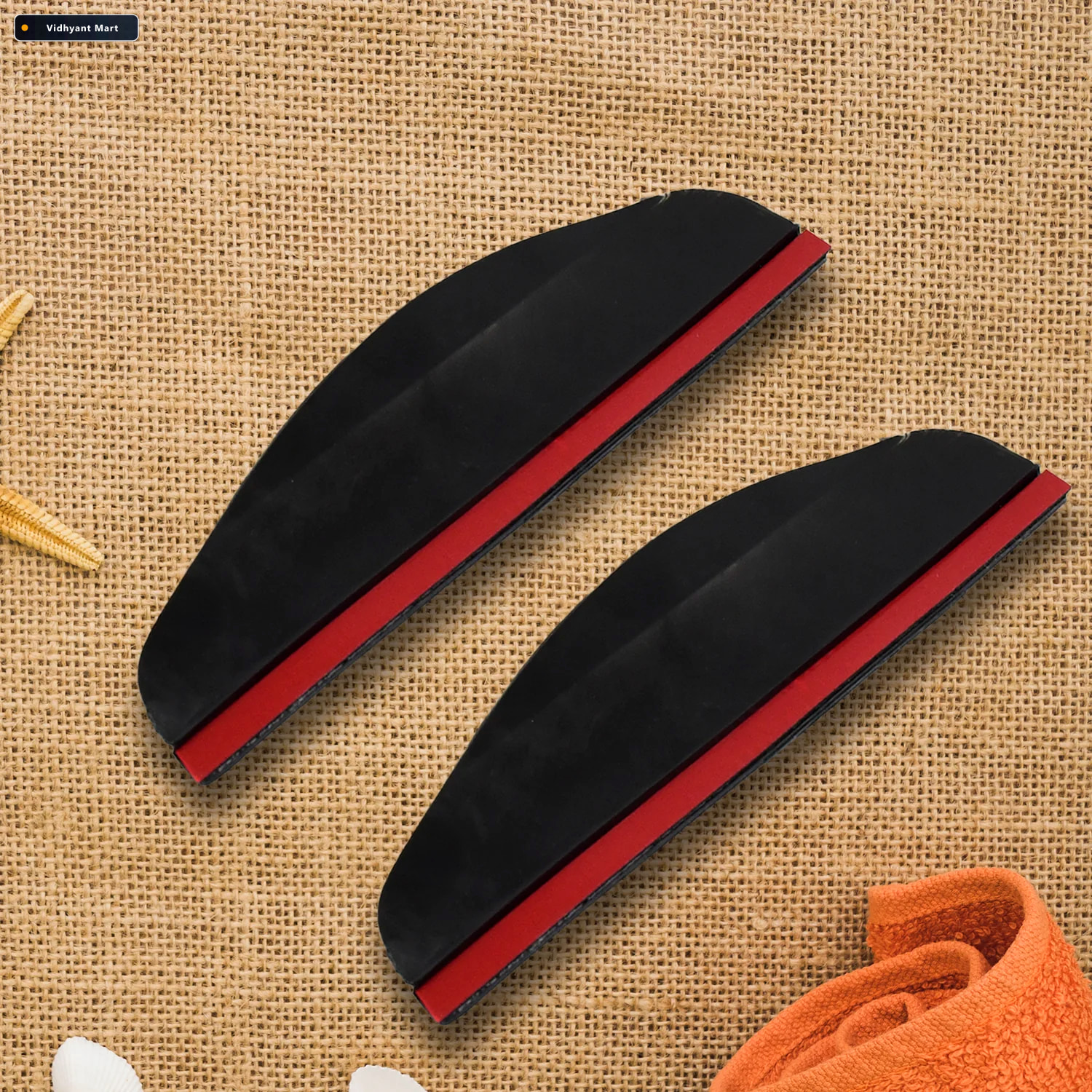 Vidhyant Mart Car Mirror Rain Protector Waterproof Pvc Cover Vel 1