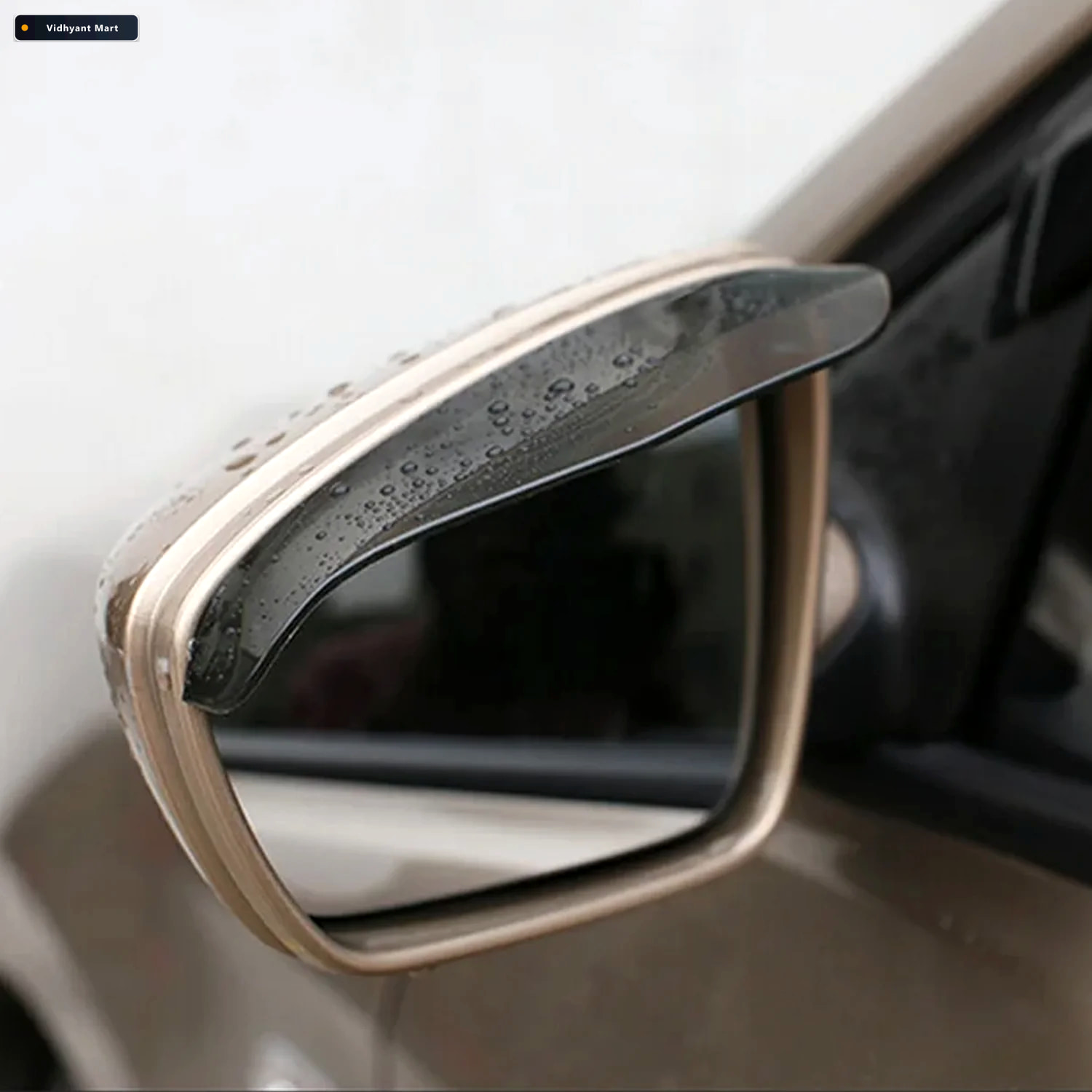 Vidhyant Mart Car Mirror Rain Protector Waterproof Pvc Cover Vel 2