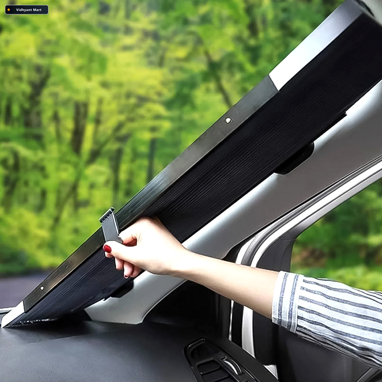 Vidhyant Mart Car Windshield Sun Shade Foldable Uv Protection Ve 4