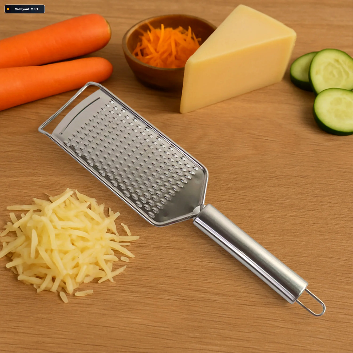 Vidhyant Mart Carrot Grater Durable Stainless Steel Kitchen Shre 2