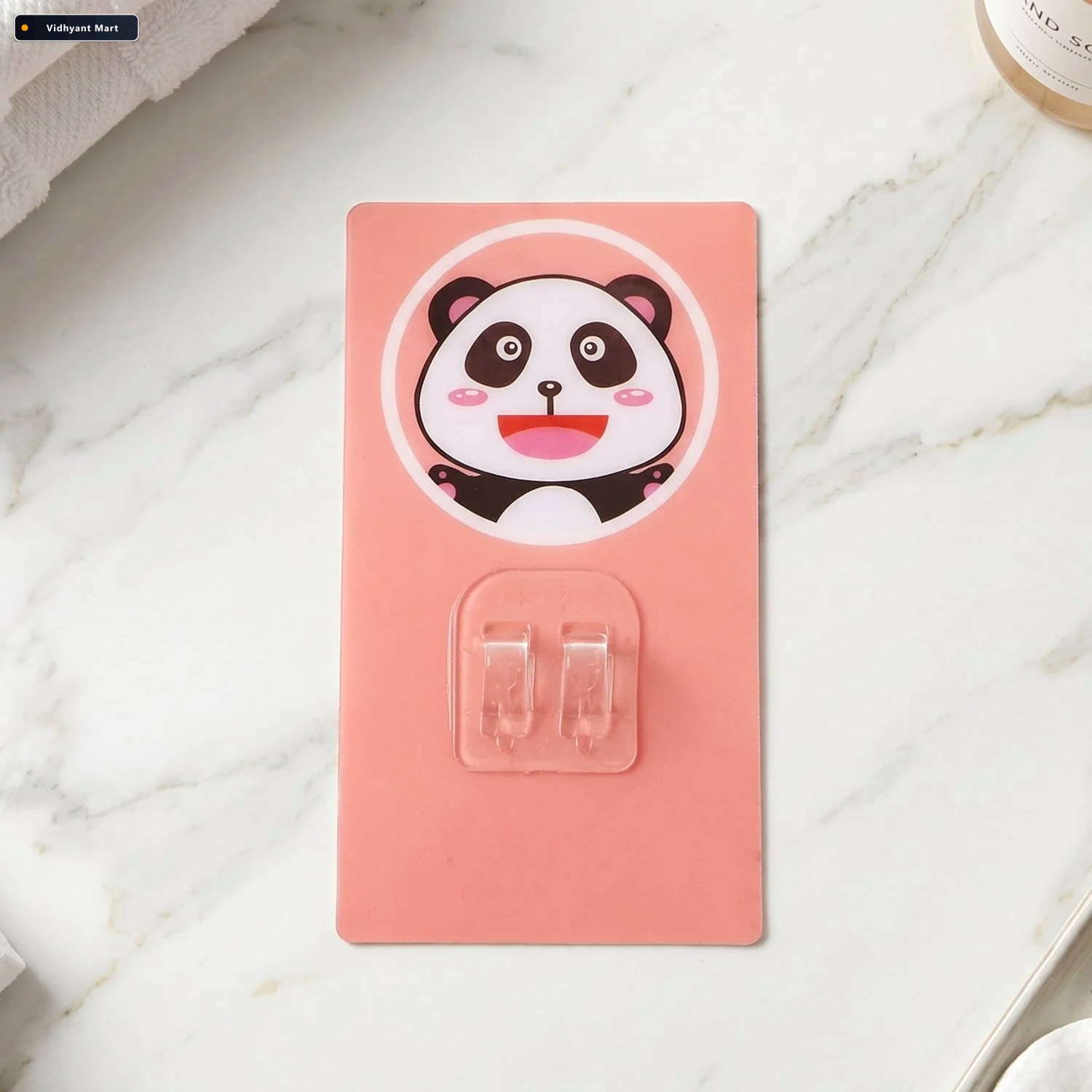 Vidhyant Mart Cartoon Adhesive Wall Hook Strong Hold No Drilling 2
