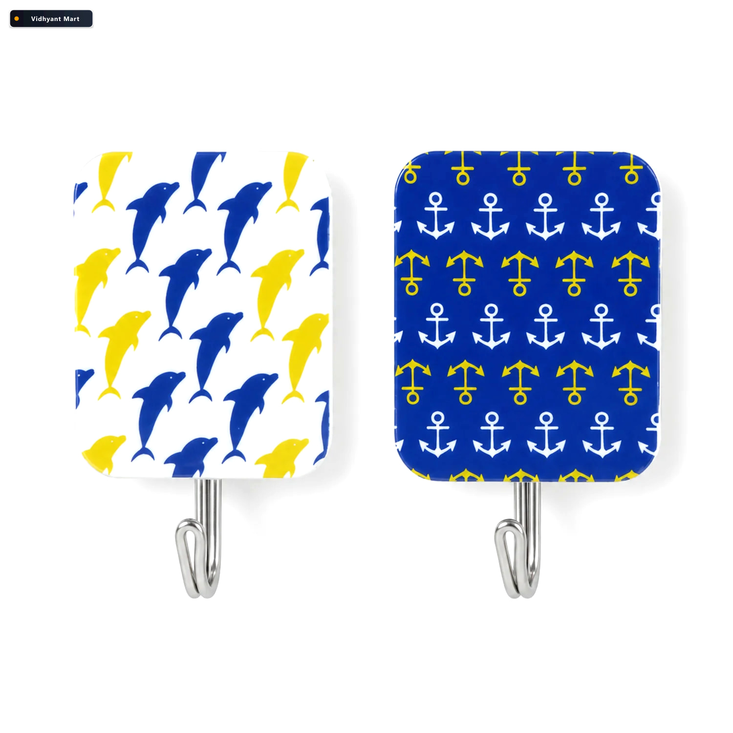 Vidhyant Mart Cartoon Adhesive Wall Hooks For Home Drill Free Wa 4